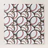 Puzzle Baseball : Classique Motif sans couture (Vertical)