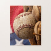Puzzle Baseball en Amérique vintage (Vertical)