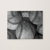 Puzzle Baseball noir et blanc (Horizontal)