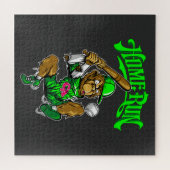 Puzzle Baseball Singe Coup de Circuit (Horizontal)