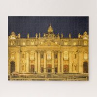 Basilique Saint-Pierre de la nuit, Cité du Vatican