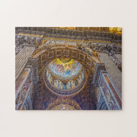 Puzzle Basilique Saint-Pierre de Rome. (Horizontal)