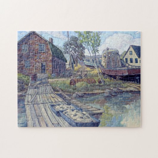 Puzzle "Basil's Dock and Turne Shed" de Charlie Rapsky (Horizontal)