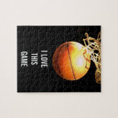 Puzzle Basket-ball - Art d'illustrations sportives (Horizontal)