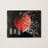 Puzzle Basket-ball - Art d'illustrations sportives (Horizontal)