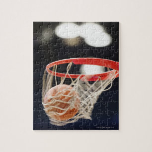 Puzzle Basket-ball dans le panier