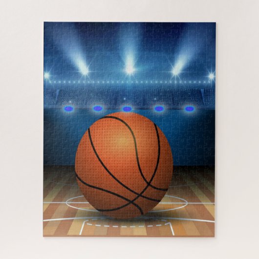 Puzzle Basket-ball et cour (Vertical)