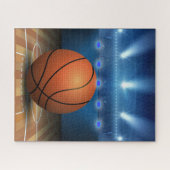 Puzzle Basket-ball et cour (Horizontal)