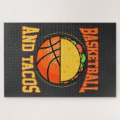 Puzzle Basket-ball et tacos (Horizontal)