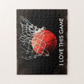Puzzle Basket-ball Illustration Peinture Art Sports (Vertical)