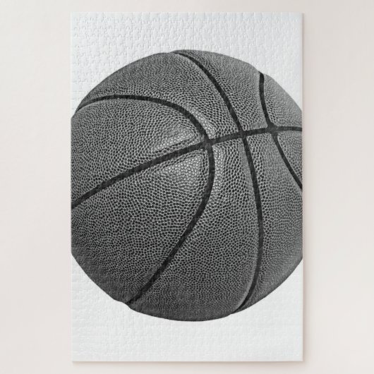 Puzzle Basket-ball noir et blanc (Vertical)