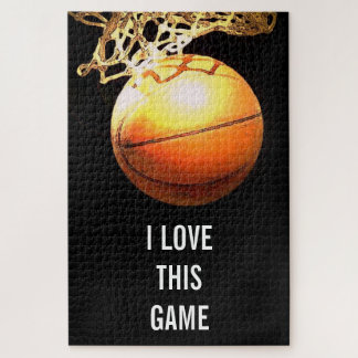 Puzzle Basket-ball - Sports Illustration Art