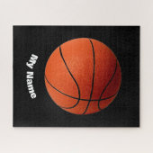 Puzzle Basket-ball Votre nom (Horizontal)