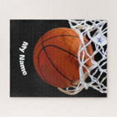 Puzzle Basket-ball Votre nom (Horizontal)