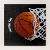 Puzzle Basket-ball Votre nom (Horizontal)