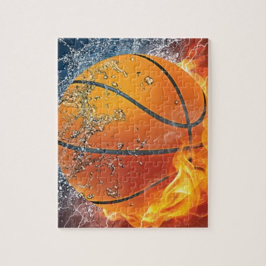Puzzle Basket flamboyant (Vertical)