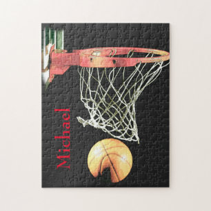 Puzzle Basketball Artwork Votre nom