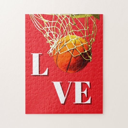 Puzzle Basketball I Love (Vertical)