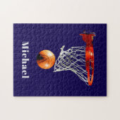 Puzzle Basketball Replace with Your Name (Horizontal)
