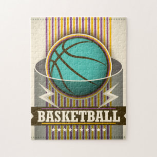 Puzzle Basketball Sport Ball Jeu Cool