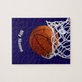 Puzzle Basketball Votre Nom (Horizontal)