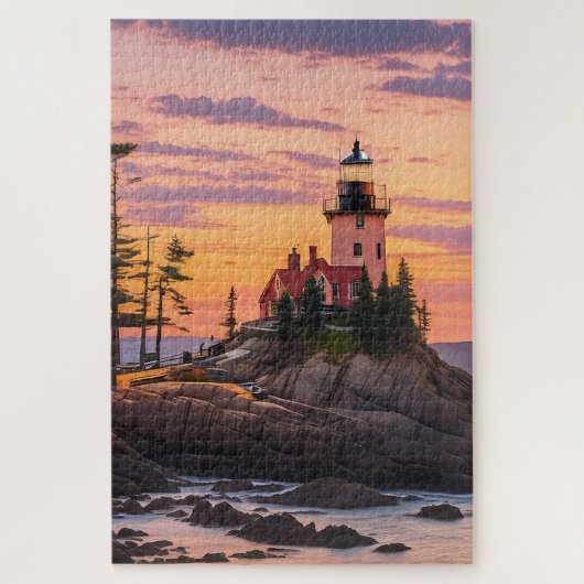 Puzzle Bass Harbour Head Lighthouse Sunrise (Vertical)