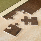 Puzzle Basse noire sur un Arrière - plan vert (Côté)