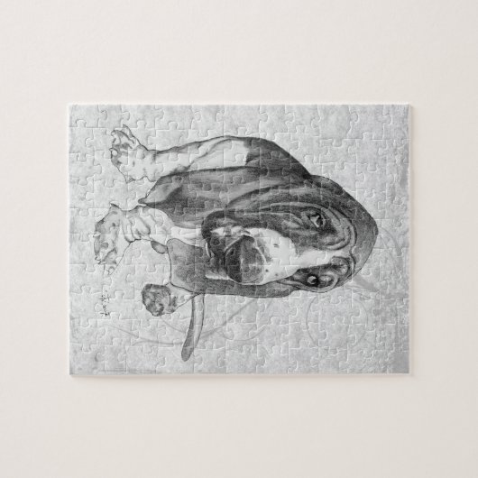Puzzle Basset Hound (Horizontal)