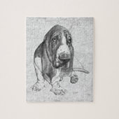 Puzzle Basset Hound (Vertical)