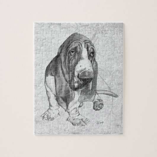 Puzzle Basset Hound (Vertical)