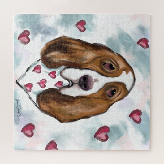 Puzzle Basset Hound (Horizontal)