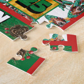 Puzzle Basset Hound Compte à rebours Calendrier de l'Aven (Côté)