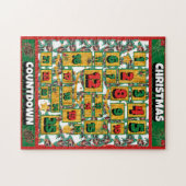 Puzzle Basset Hound Compte à rebours Calendrier de l'Aven (Horizontal)