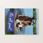 Puzzle Basset Hound Dans Les Lunettes De Soleil (Horizontal)