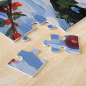 Puzzle Basset Hound Noël Phare Vacances (Côté)