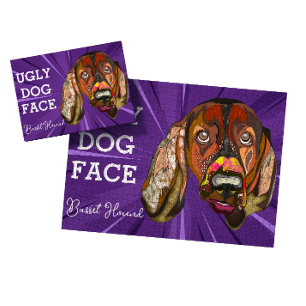 Puzzle Basset Hound sale chien visage 1000 pièce