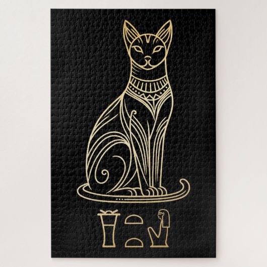 Puzzle Bastet, déesse égyptienne des chats. Nom dans les  (Vertical)