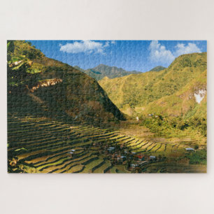Puzzle Batad Rice Terraces, Banaue, Philippines.