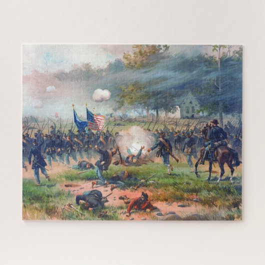 Puzzle Bataille d'Antietam Thure de Thulstrup 1887 Restau (Horizontal)