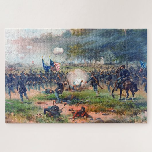 Puzzle Bataille d'Antietam Thure de Thulstrup 1887 Restau (Horizontal)