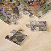 Puzzle Bataille de Bundi, de l'Akbarnama, c.1590 (gouac (Côté)