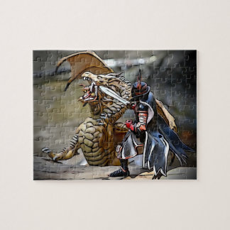 Puzzle Bataille de dragon sur la rivière