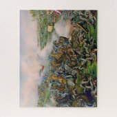 Puzzle Bataille de Five Forks Kurz & Allison Lithograph (Vertical)