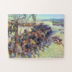 Puzzle Bataille de Guilford Courthouse Charles McBarron