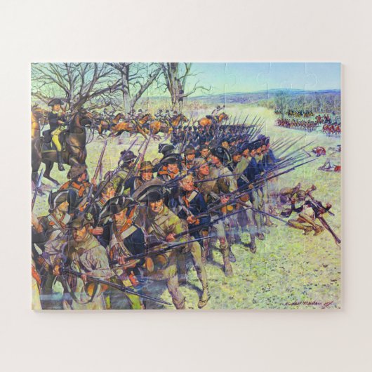 Puzzle Bataille de Guilford Courthouse Charles McBarron (Horizontal)