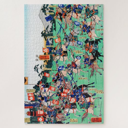 Puzzle Bataille de Kawanakajima, Ukiyo-e (Vertical)