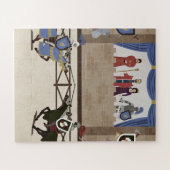 Puzzle Bataille des Chevaliers au Moyen Âge (Horizontal)