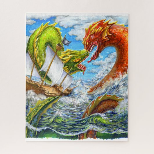 Puzzle Bataille en mer (Vertical)