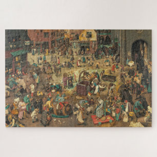 Puzzle "Bataille entre le carnaval et le carême" 1559, B