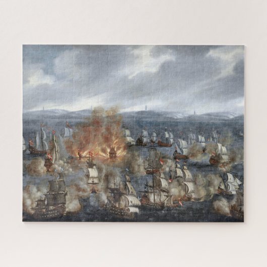 Puzzle Bataille navale d'Öland juin 1676 Claus Møinichen (Horizontal)
